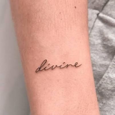 Tiny tattoo by Meena