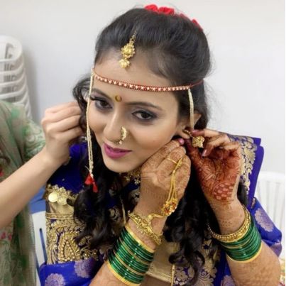 Wedding hair and makeup by Meena