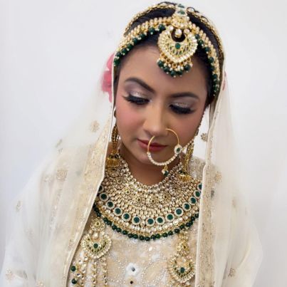 Wedding hair and makeup by Meena
