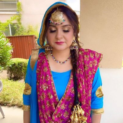 Wedding hair and makeup by Meena