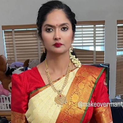 Wedding hair and makeup by Meena