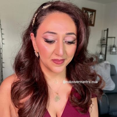 Wedding hair and makeup by Meena